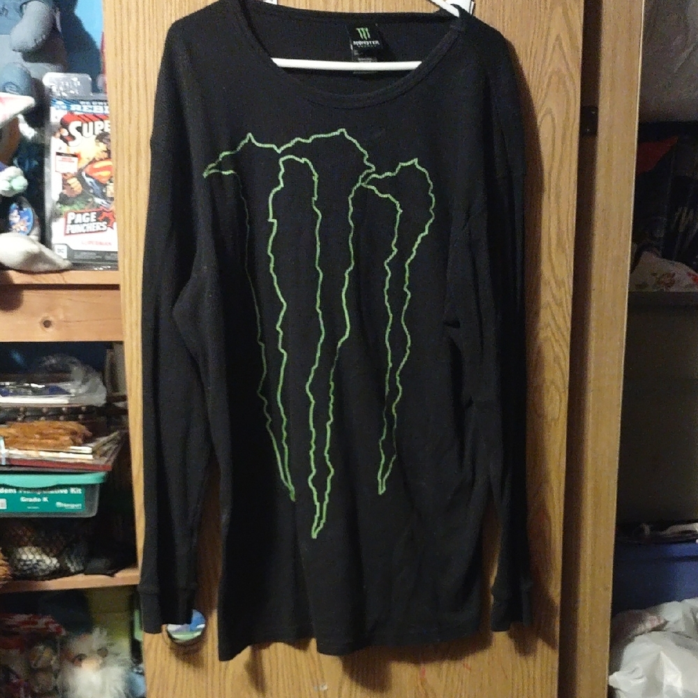 Monster Energy Black Long Sleeve Shirt